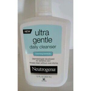 Neutrogena Ultra Gentle Daily Cleanser Foaming Formula for Sensitive Skin 12 Oz